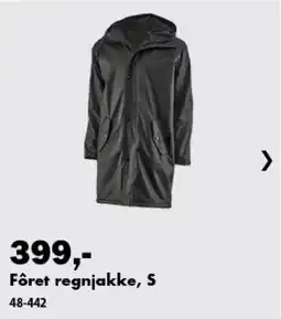 Biltema Fôret regnjakke tilbud