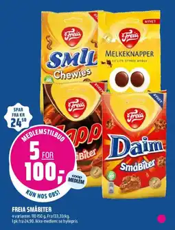 Coop Obs Freia småbiter tilbud