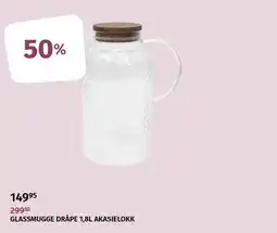 Nille Glassmugge Dråpe 1,8L AkasieLOKK tilbud