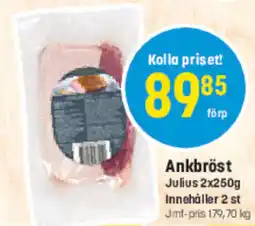 Eurocash Julius Ankbröst tilbud