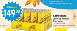 Eurocash Schweppes Carlsberg 20x33cl tilbud