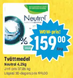 Eurocash Neutral tvättmedel tilbud