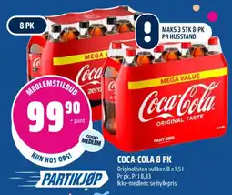 Coop Obs Coca-Cola 8 pk tilbud