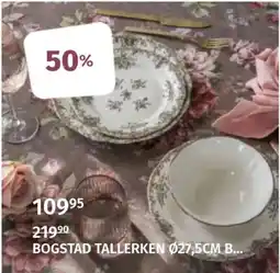 Nille Bogstad tallerken tilbud