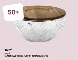 Nille Glassbolle Wendy M/Lokk Ø21cm Akasietre tilbud