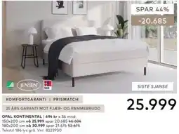 Skeidar Jensen Opal Kontinental tilbud