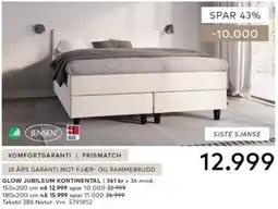 Skeidar Jensen Glow Jubileum Kontinental tilbud