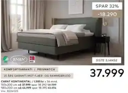 Skeidar Jensen Carat Kontinental tilbud