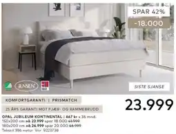 Skeidar Jensen Opal Jubileum Kontinental tilbud