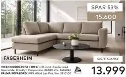 Skeidar Fagerheim Viken Modulsofa tilbud