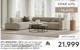 Skeidar Styl modulsofa tilbud