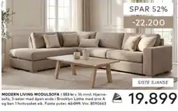 Skeidar Modern Living Modulsofa tilbud