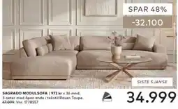 Skeidar Sagrado modulsofa tilbud