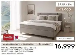 Skeidar Wonderland Original Kontinental tilbud