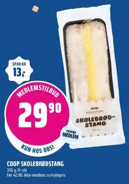 Coop Obs Coop skolebrødstang tilbud