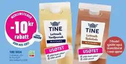 Coop Obs Tine Lettmelk Sjokolade tilbud