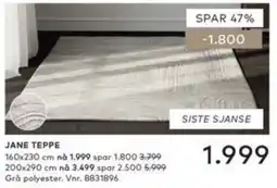 Skeidar Jane teppe tilbud