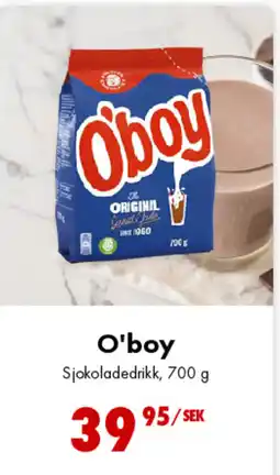 Nordby Supermarket O'boy sjokoladedrikk tilbud