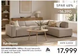 Skeidar furninova evo modulsofa tilbud