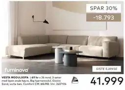 Skeidar furninova vesta modulsofa tilbud