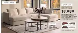 Skeidar Chillux U-sofa tilbud