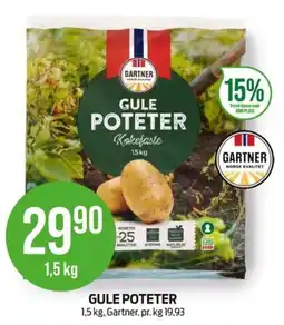 Kiwi Gartner Gule Poteter tilbud