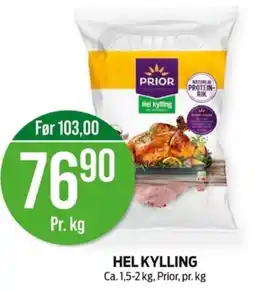 Kiwi Prior hel kylling tilbud