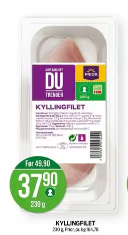 Kiwi Prior Kyllingfilet tilbud