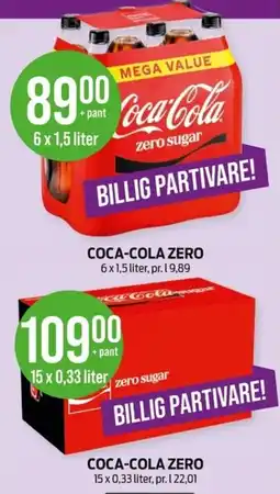 Kiwi Coca-Cola Zero tilbud