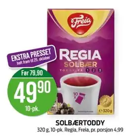 Kiwi Regia solbærtoddy tilbud