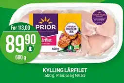 Kiwi Prior Kylling Lårfilet tilbud
