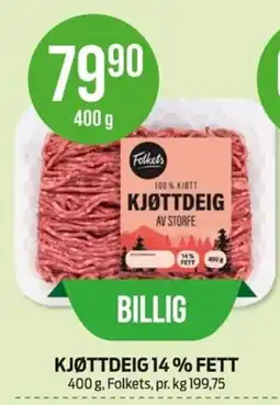 Kiwi Folkets kjøttdeig tilbud