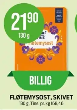 Kiwi Tine fløtemysost, skivet tilbud