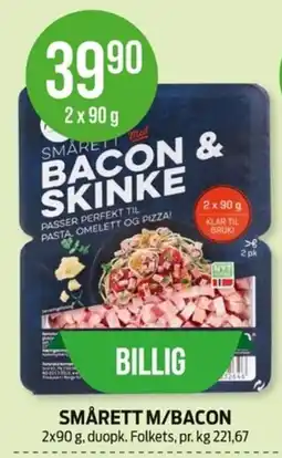 Kiwi Smårett m/bacon tilbud