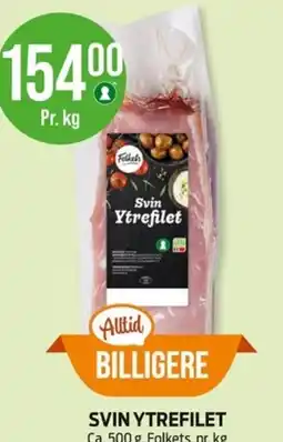 Kiwi Folkets Svin Ytrefilet tilbud