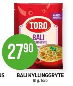 Kiwi Toro Bali Kyllinggryte tilbud