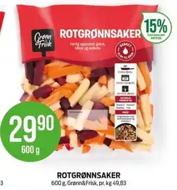 Kiwi Grønn&Frisk rotgrønnsaker tilbud