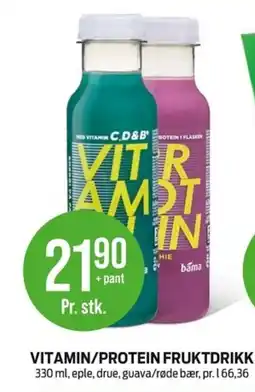 Kiwi Vitamin/protein fruktdrikk tilbud