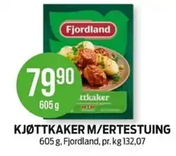 Kiwi Fjordland kjøttkaker m/ertestuing tilbud