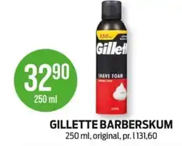 Kiwi Gillette barberskum tilbud