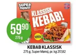 Kiwi Super Mønsj Kebab Klassisk tilbud