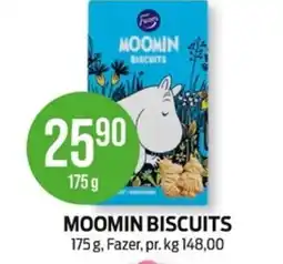 Kiwi Fazer Moomin Biscuits tilbud