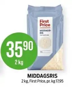 Kiwi First Price Middagsris tilbud