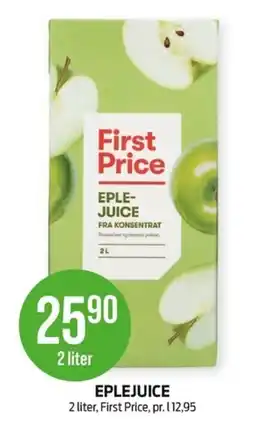 Kiwi First Price Eplejuice tilbud