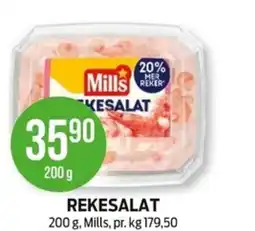 Kiwi Mills rekesalat tilbud