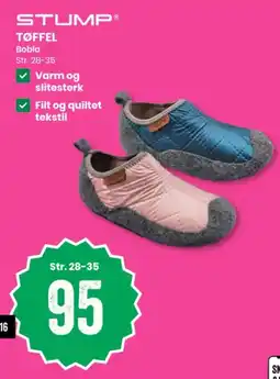 Sport Outlet Stump tøffel tilbud