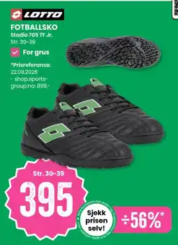 Sport Outlet Lotto Fotballsko Stadio 705 TF Jr. tilbud