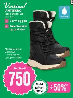 Sport Outlet Vertical Vintersko Lecca W Boot WP tilbud