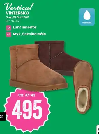 Sport Outlet Vertical Vintersko Daxi W Boot WP tilbud