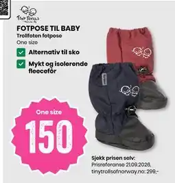 Sport Outlet FOTPOSE TIL BABY tilbud